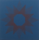 Dynamika trójkąta II, akryl na płótnie, 50 x 50, 2009