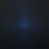 Przestrzeń algorytmiczna II, akryl na płótnie, 50 x 50, 2015